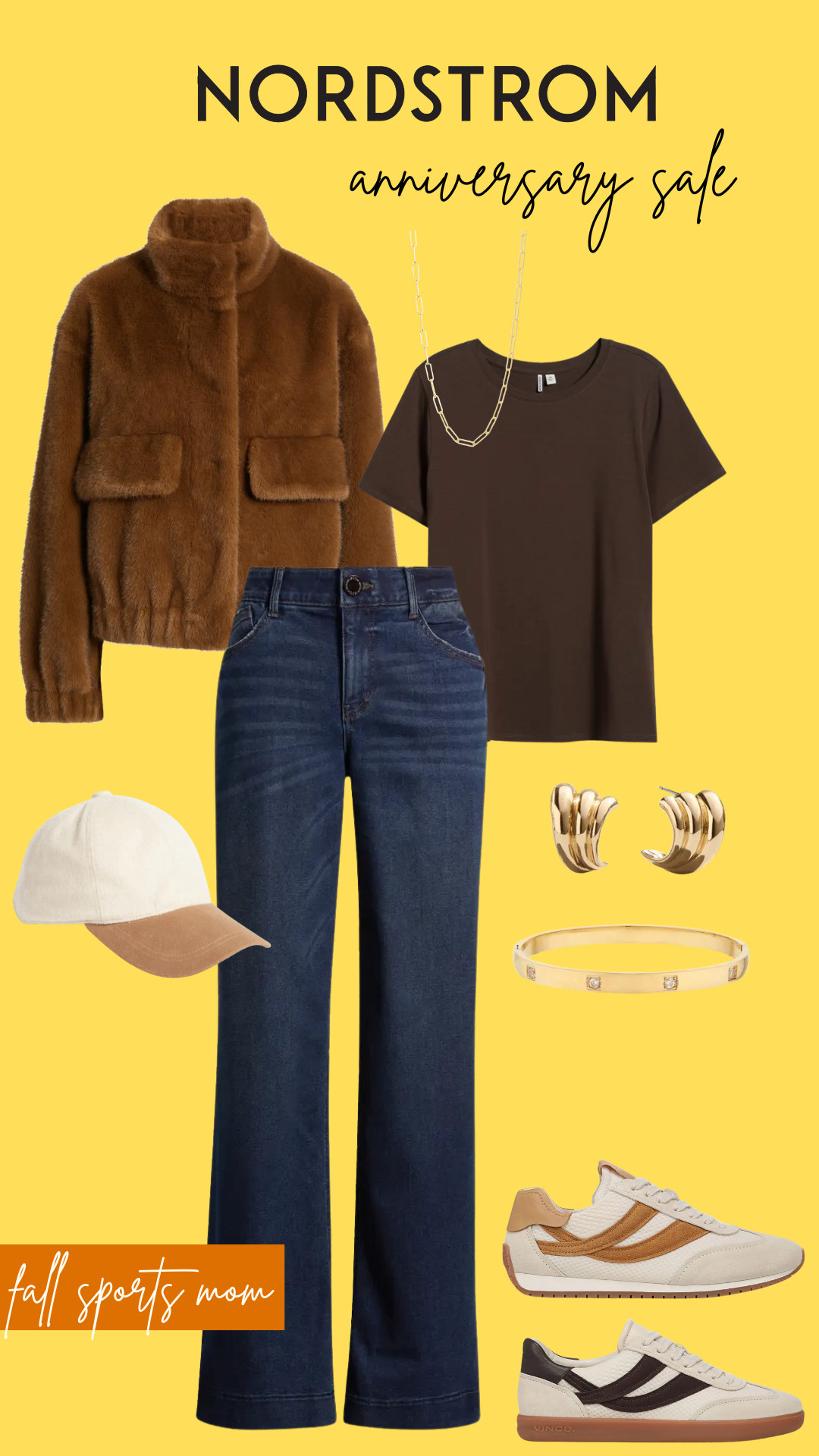 Nordstrom Anniversary Sale for Autumns, fall sports mom, mom style, fur jacket, high rise jeans, sneakers, baseball hat, brown tee, casual, hoop earrings, 3 hoop earrings, gold chain necklace, college, midsize, teddy jacket, updated casual, vince sneakers, gum sole sneakers, casual sneakers, madewell, Frame, top picks

True Autumn, Dark Autumn, Soft Autumn, Warm Autumn, HOC Autumn, House of Colour Autumn
 

 

#LTKSaleAlert #LTKMidsize #LTKShoeCrush