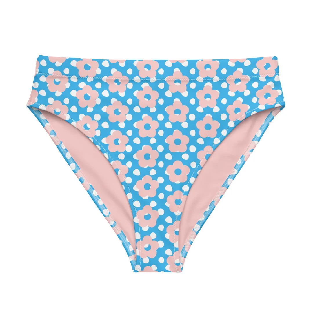 You Are Enough - Recycled High-waisted Bikini Bottom - Mental Health Matters by the Banannie Diar... | Etsy (US)