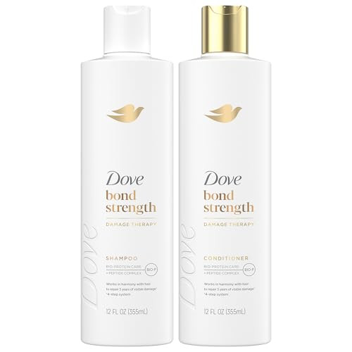 Dove Bond Strength Shampoo & Conditioner Set – Daily Strengthening Treatment for Dry, Damaged Hair, 12 Oz Ea | Amazon (US)