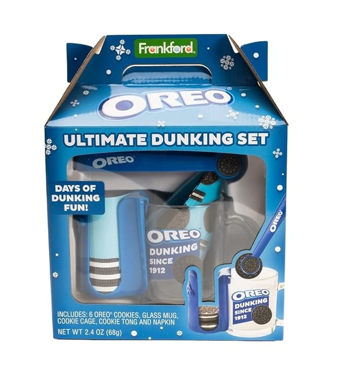 OREO Ultimate Dunking Gift Set With OREO Cookies, Glass Mug, Cookie Holder & Dunking Tongs Gift S... | Amazon (US)