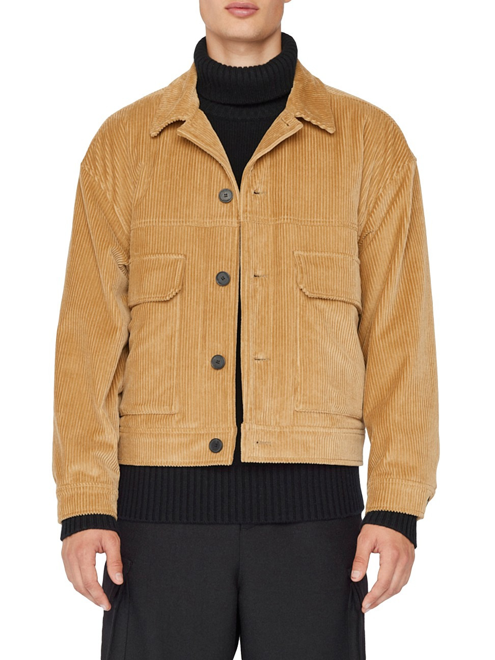 Men's Corduroy Cotton Jacket - Camel - Size Small | Saks Fifth Avenue