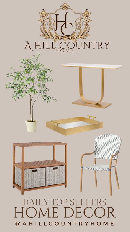 Daily top 5 best selling home decor! 

Follow me @ahillcountryhome for daily shopping trips and styling tips 

Home decor, home finds, spring decor, best sellers, accent chair, accent table, barstool, rattan target finds, target home

#LTKhome #LTKFind #LTKSeasonal