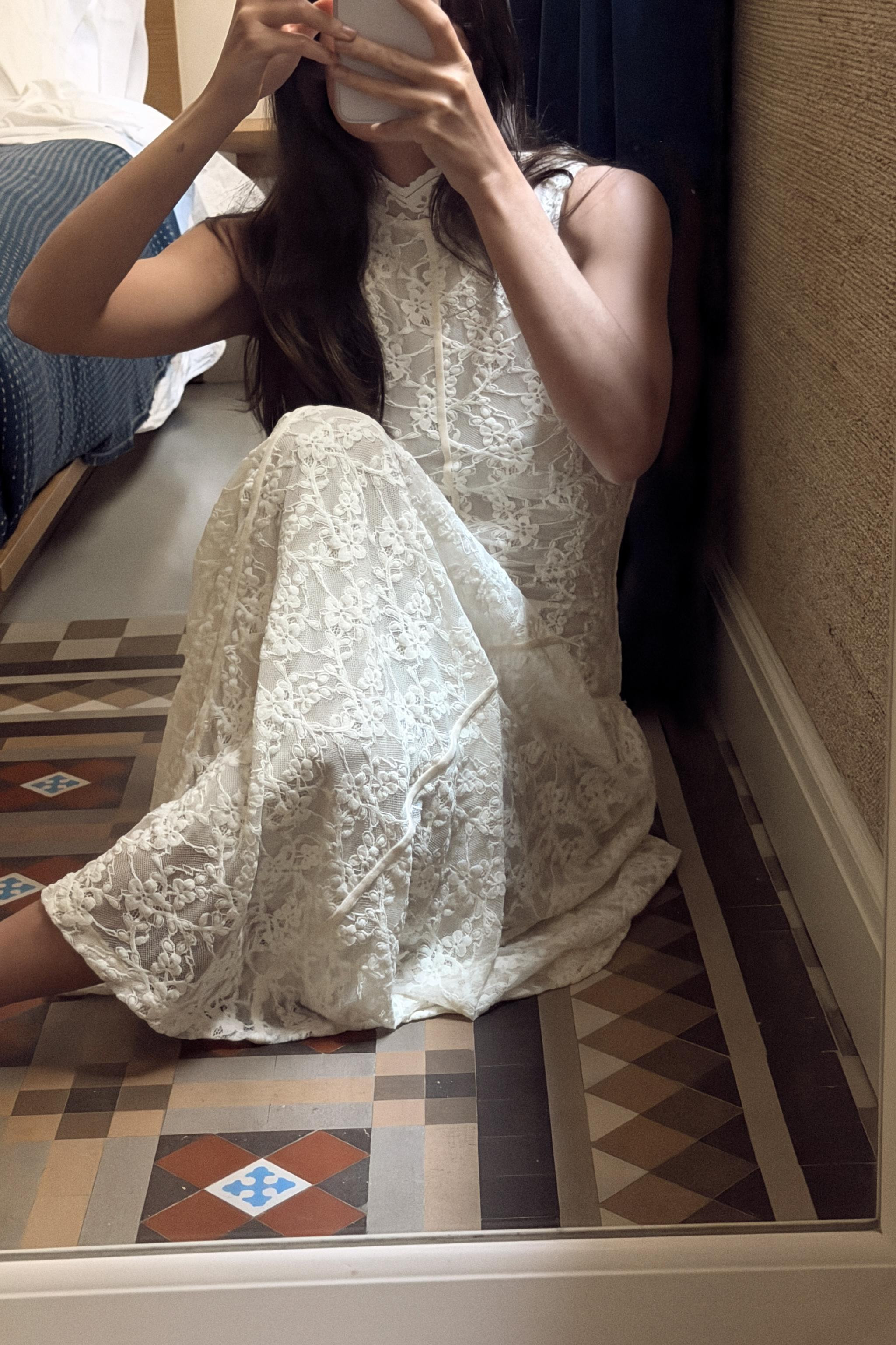 LONG LACE DRESS | Zara US