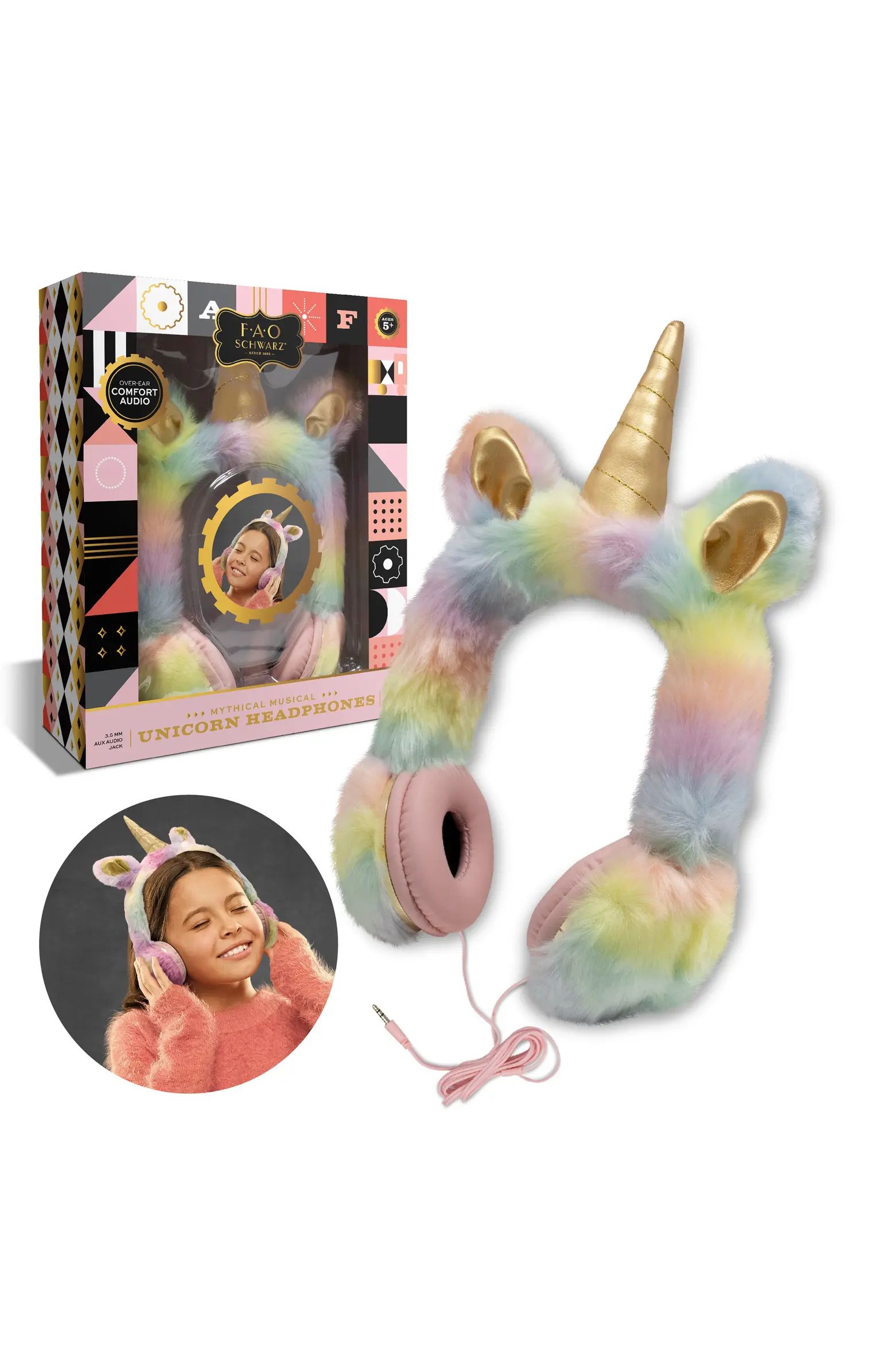 FAO Schwarz Plush Covered Headphones | Nordstrom | Nordstrom