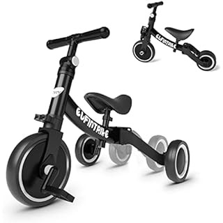 XJD 5 in 1 Kids Tricycles for 10 Month to 4 Years Old Toddler Bike Kids Trike Boys Girls Trikes for  | Amazon (US)
