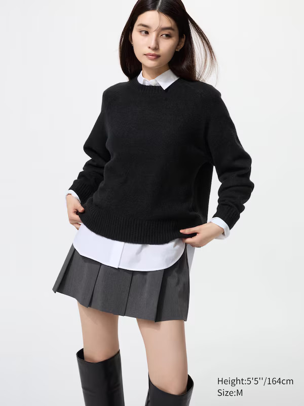 Soufflé Gebreide Trui (Ronde Hals) | Uniqlo NL