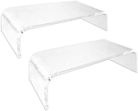 AMT Acrylic Monitor Stand Clear Monitor Stand Clear Monitor Riser Laptop/PC/Multimedia Monitor St... | Amazon (US)