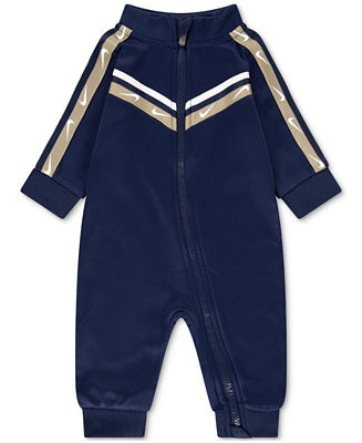 Baby Boys Logo-Taped Piqué Coverall | Macy's