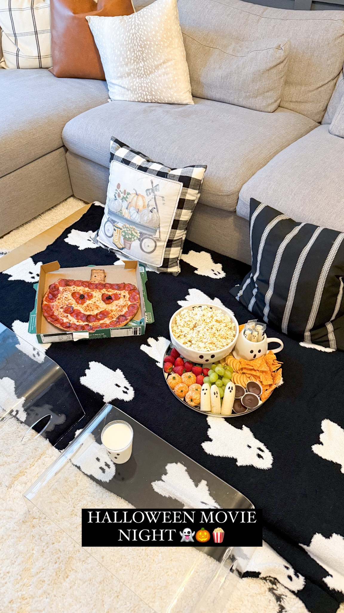 Last night’s Halloween movie night set up! We watched Casper, which I haven’t seen since I was little! What are some other good Halloween movies for kids?

Acrylic lap desk, ghost mug, ghost bowl, popcorn silicone bowl microwave

#LTKHalloween #LTKHome #LTKFamily