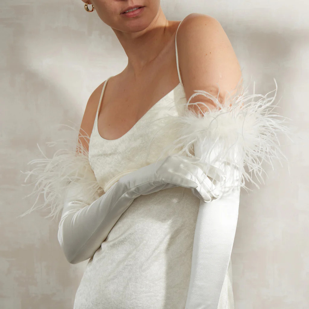 Ariadne | Satin Opera Glove | Cornelia James