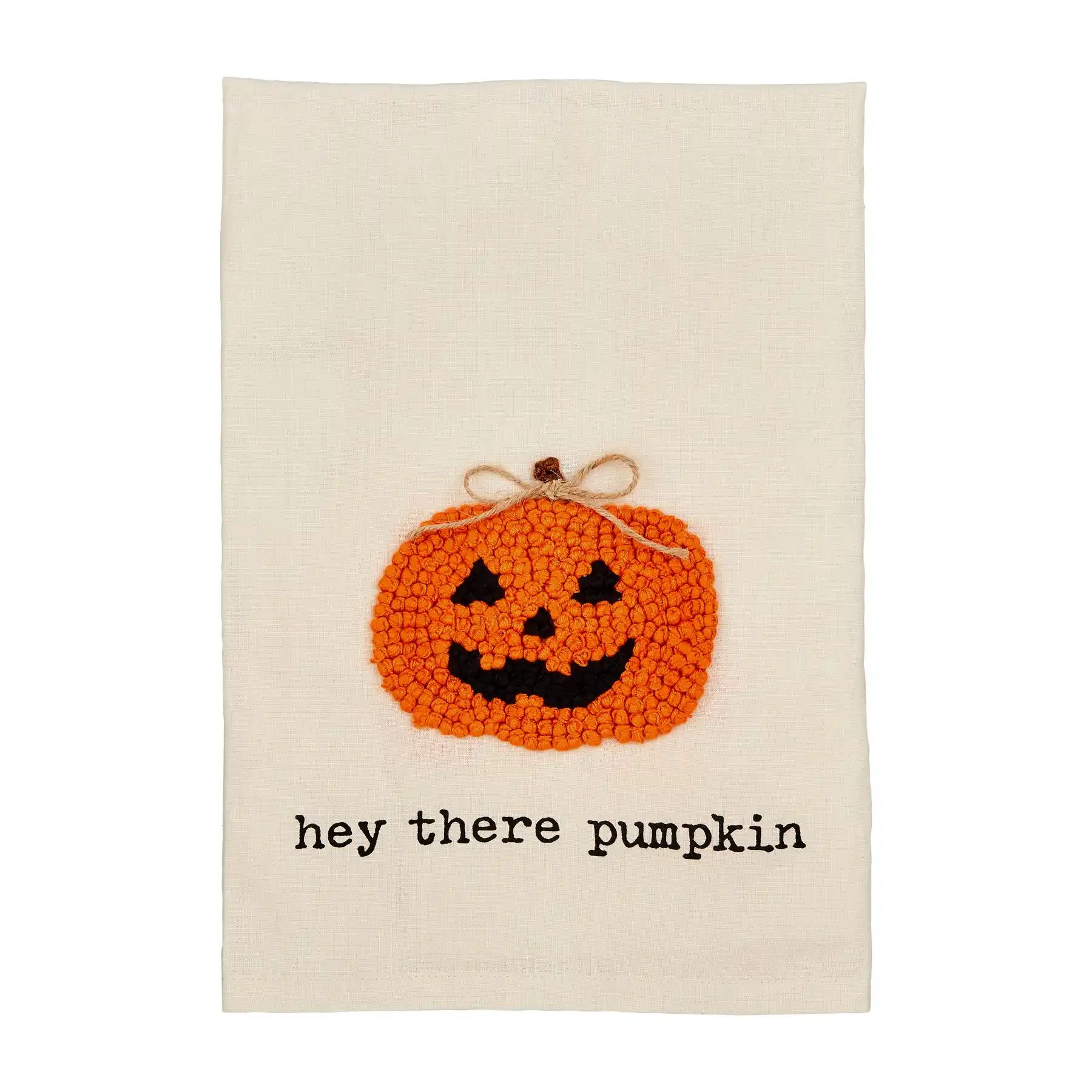 Pumpkin Halloween Hand Towel | Mud Pie (US)