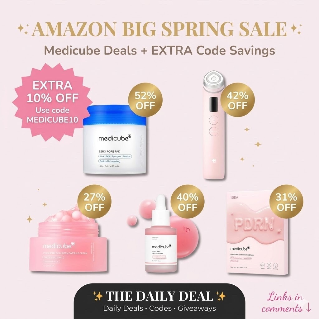 🏃‍♀️ RUNNN if you love Medicube!!

SO many of their viral skincare favorites are on BIG Spring Sale today — including the zero pore pads everyone raves about 😍

✨ PLUS you can stack code MEDICUBE10 for an extra 10% OFF the sale price!! This is a stock-up moment for sure.

If you’ve been wanting to try this brand… today’s the day.
🔗👇

#LTKBeauty #LTKselfcare #LTKgrwm