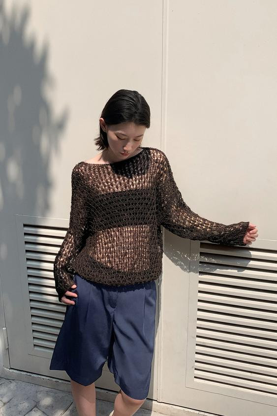 OPEN KNIT SWEATER | Zara UK