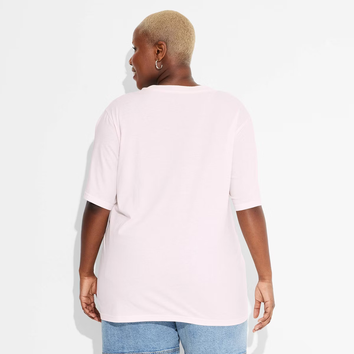 Women's Bermuda Oversized Short Sleeve Graphic T-Shirt - Pink | Target