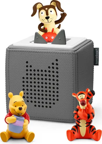 Grey Toniebox Playtime Puppy Starter Set & Disney® 2-Pack Tonie Audio Character Bundle | Nordstrom