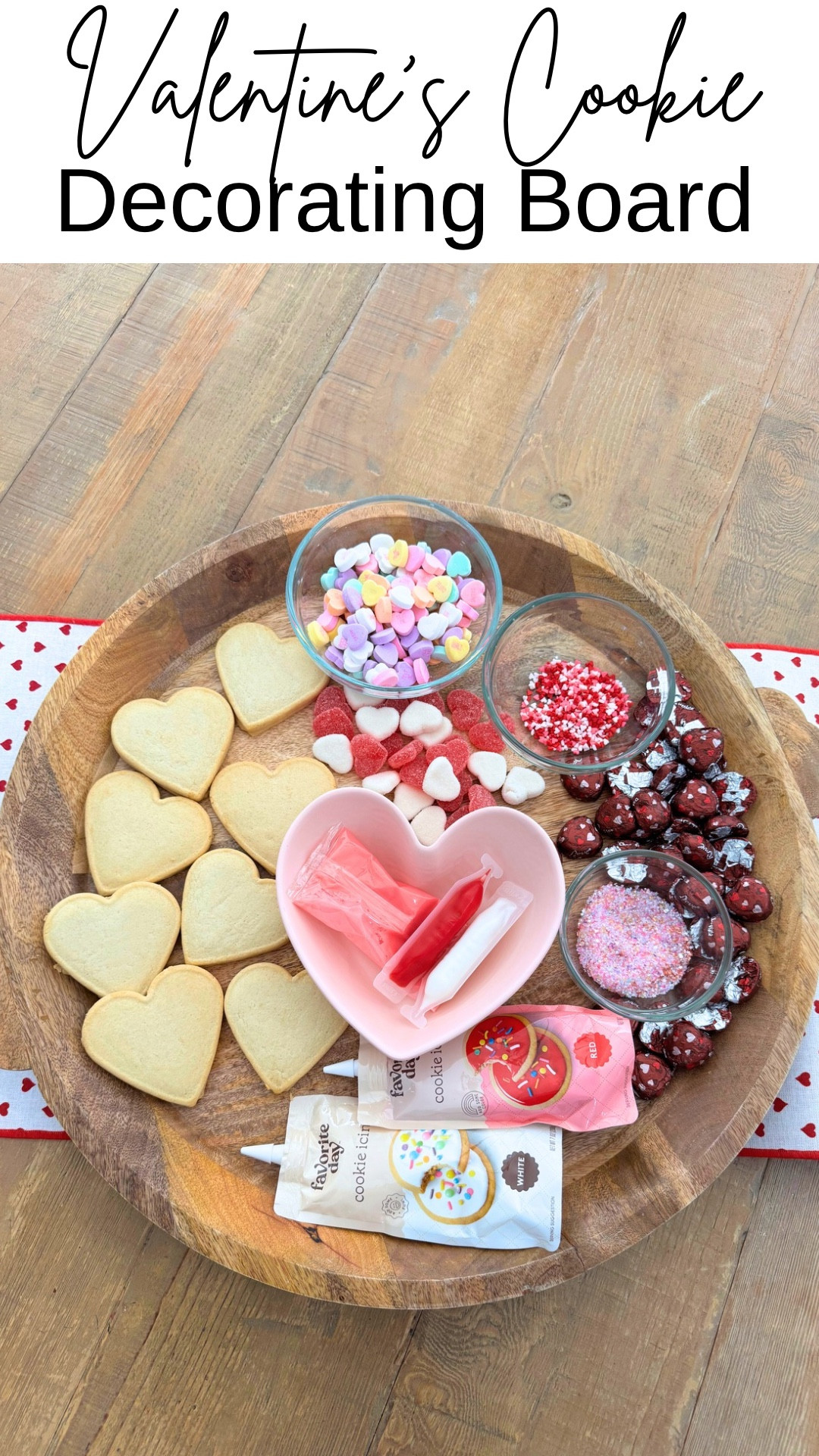 Valentine’s Day cookie decorating board 

#LTKSeasonal