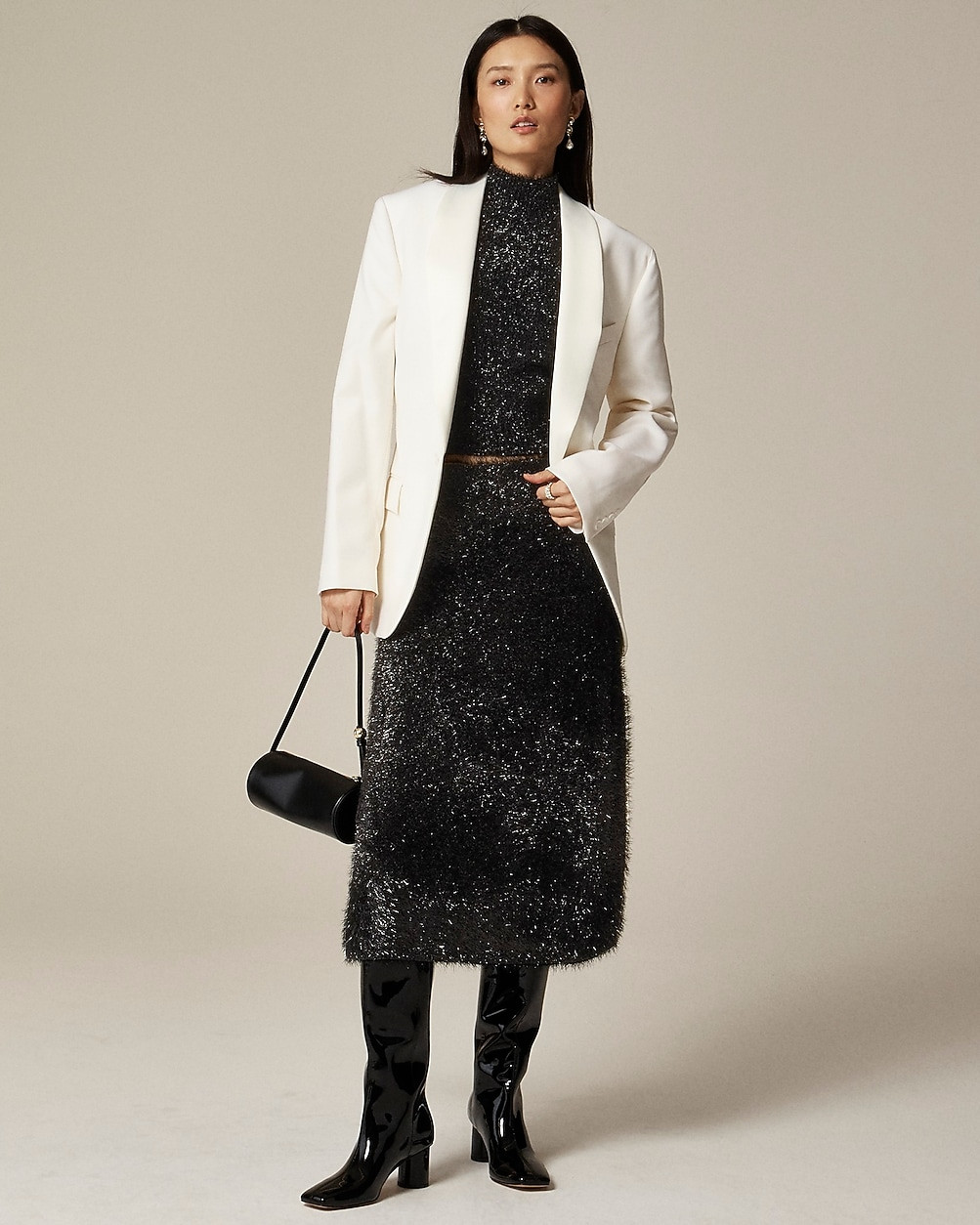 Collection textured metallic A-line skirt | J. Crew US