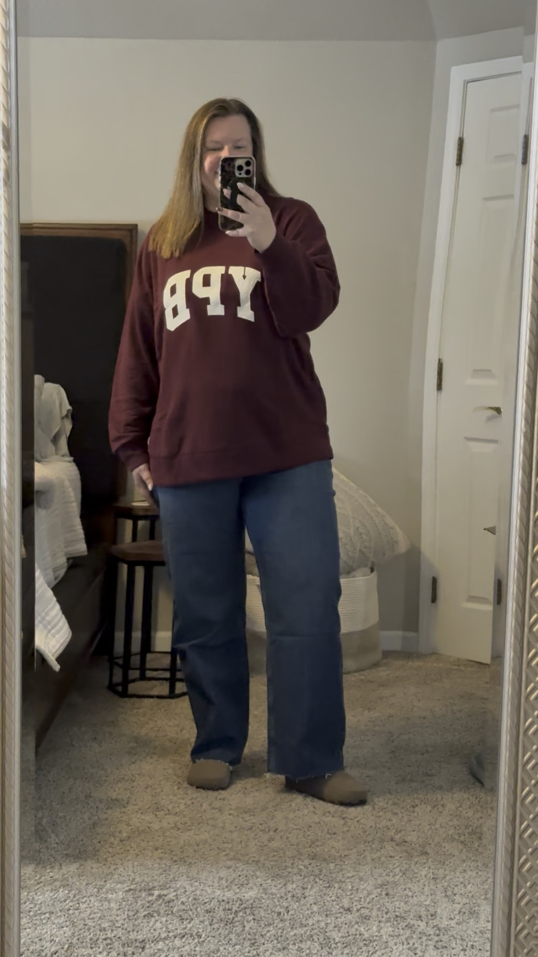 Love a cozy sweatshirt. Wearing an XL  

#LTKActive #LTKGiftGuide #LTKCyberWeek