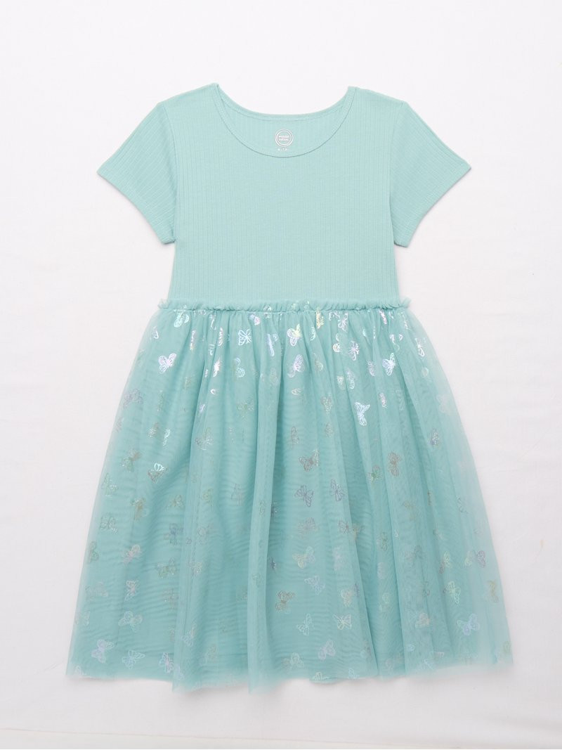 Wonder Nation Girls Short Sleeve Tutu Dress, Sizes 4-18 & Plus | Walmart (US)