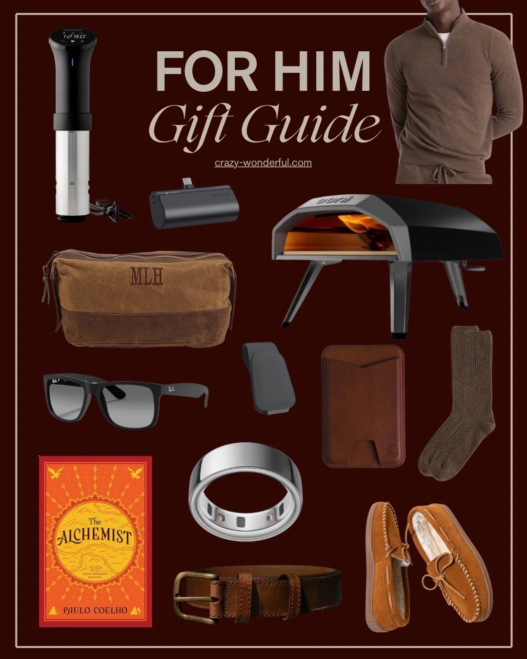 ✨ Holiday Gift Guide for Him ✨ 

Sous Vide, Ooni pizza oven, cashmere quarter zip, cashmere socks, visor sunglasses clip, car accessories, Oura ring, Rayban sunglasses, men’s house slippers, magnetic phone wallet, toiletry bag, book recommendations for men



#LTKHoliday #LTKMens #LTKGiftGuide