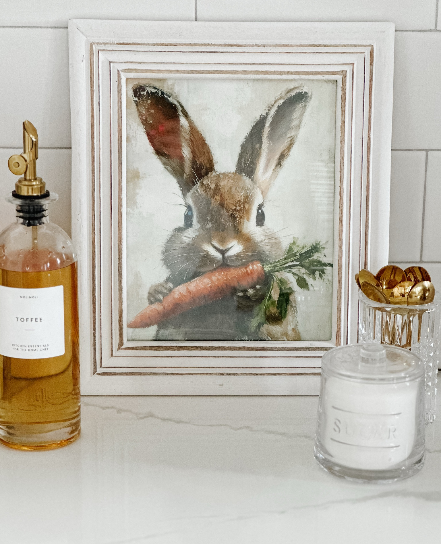 Coffee Bar Refresh: 
Easter Edition 🥕 I found the perfect bunny photo and added it to my coffee station.  🌸 Spring is in the air, and it's time to decorate for it. 🌸

#LTKSeasonal #LTKSpringSale #LTKHome