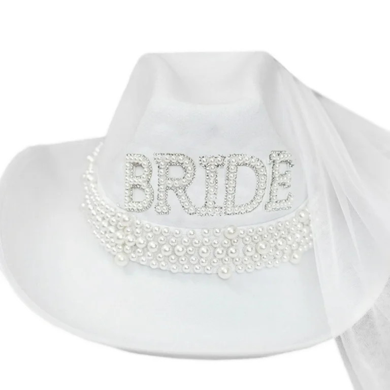 Bride Shining Letter for Rhinestone for Sun for Protection Party Jazz Hat Adjustment Rope Bride C... | Walmart (US)
