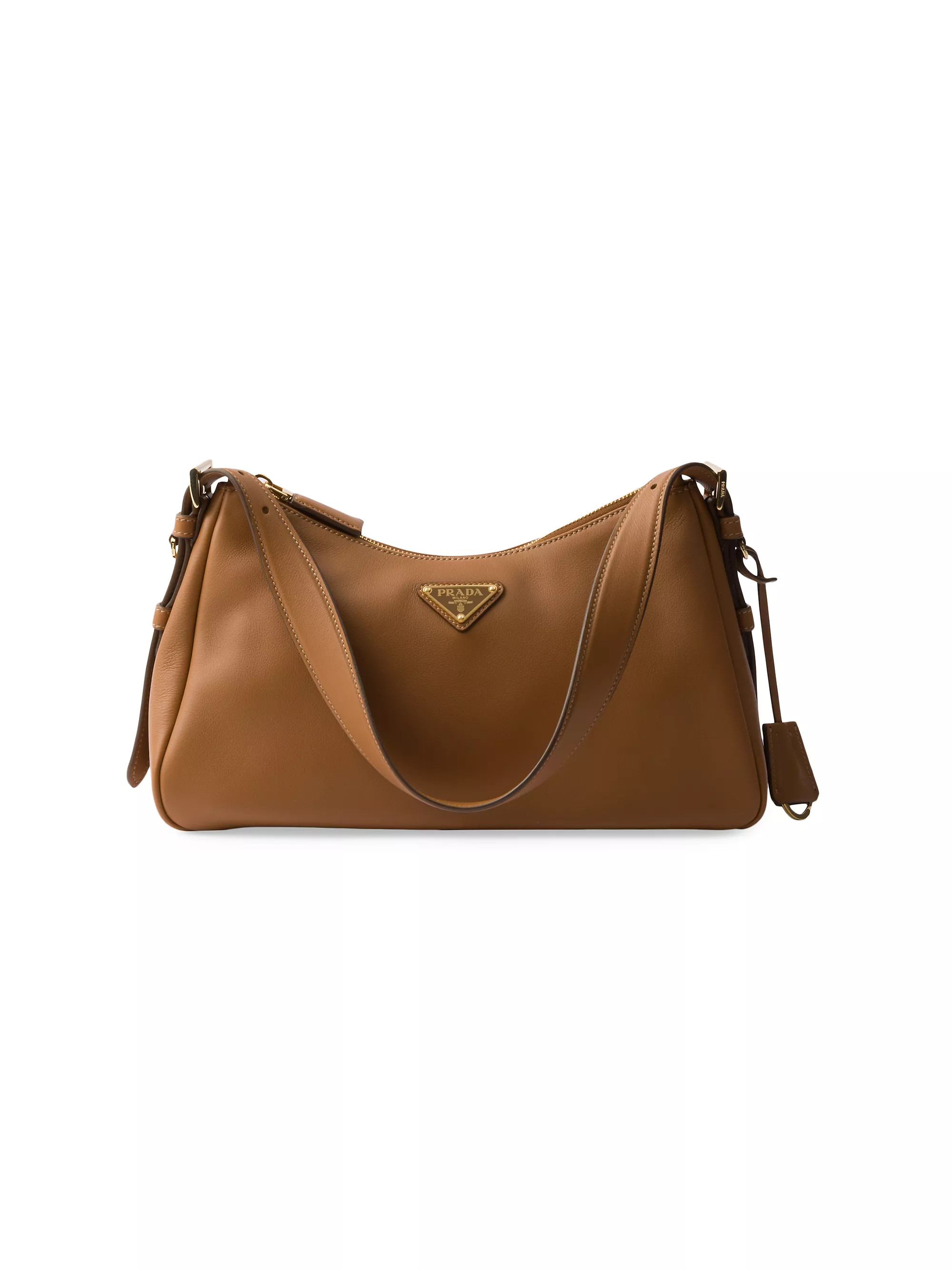 Prada Aimee Medium Leather Shoulder Bag | Saks Fifth Avenue | Saks Fifth Avenue
