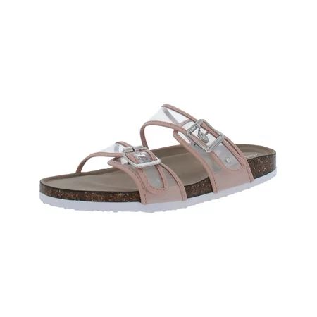 Madden Girl Womens Brando Slip On Bucke Footbed Sandals Pink 10 Medium (B M) | Walmart (US)