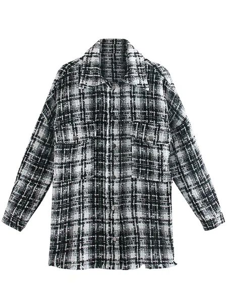 'Shannon' Thick Plaid Shirt With Pockets | Goodnight Macaroon