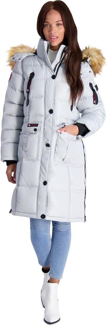 CANADA WEATHER GEAR Puffer Coat for Women- Long Faux Fur Insulated Winter Jacket | Amazon (US)