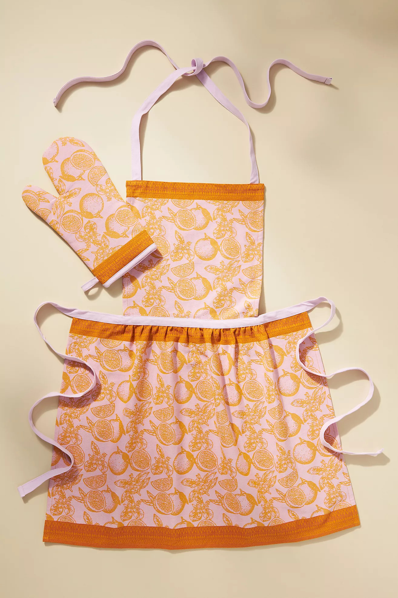 Citrus Jacquard Apron | Anthropologie (US)