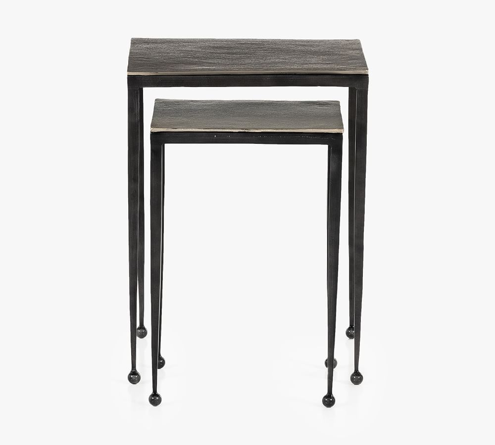 Marrow Metal Nesting End Table (12.5"- 16") | Pottery Barn (US)