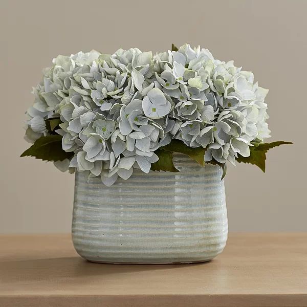 Hydrangea Centerpiece in Vase | Wayfair North America