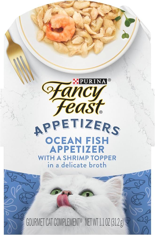 Purina Fancy Feast Lickable Appetizers - (10) 1.1 oz. Trays | Amazon (US)