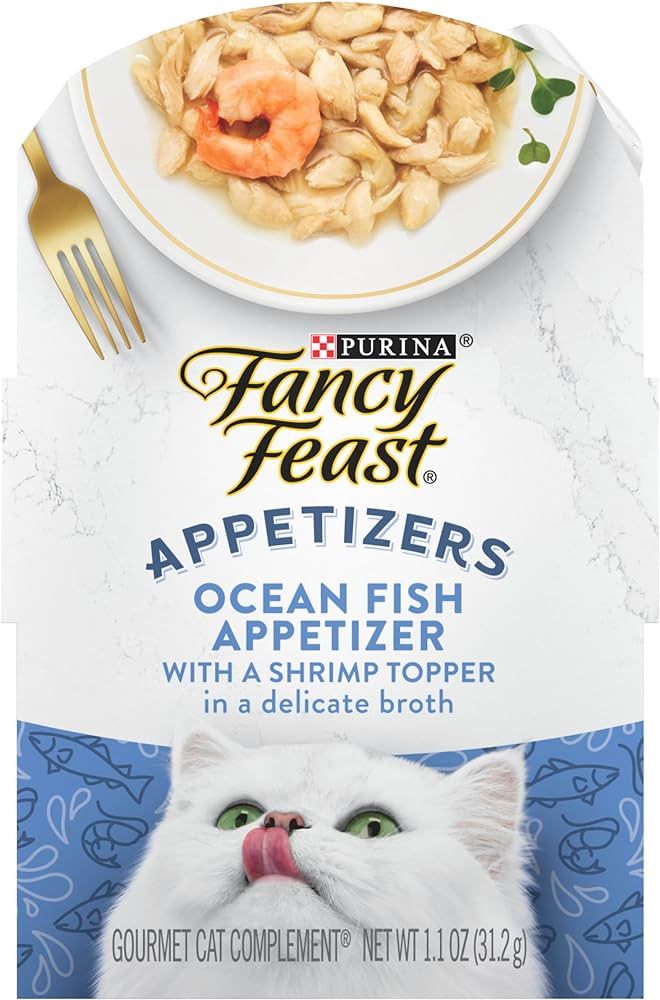 Purina Fancy Feast Lickable Appetizers - (10) 1.1 oz. Trays | Amazon (US)