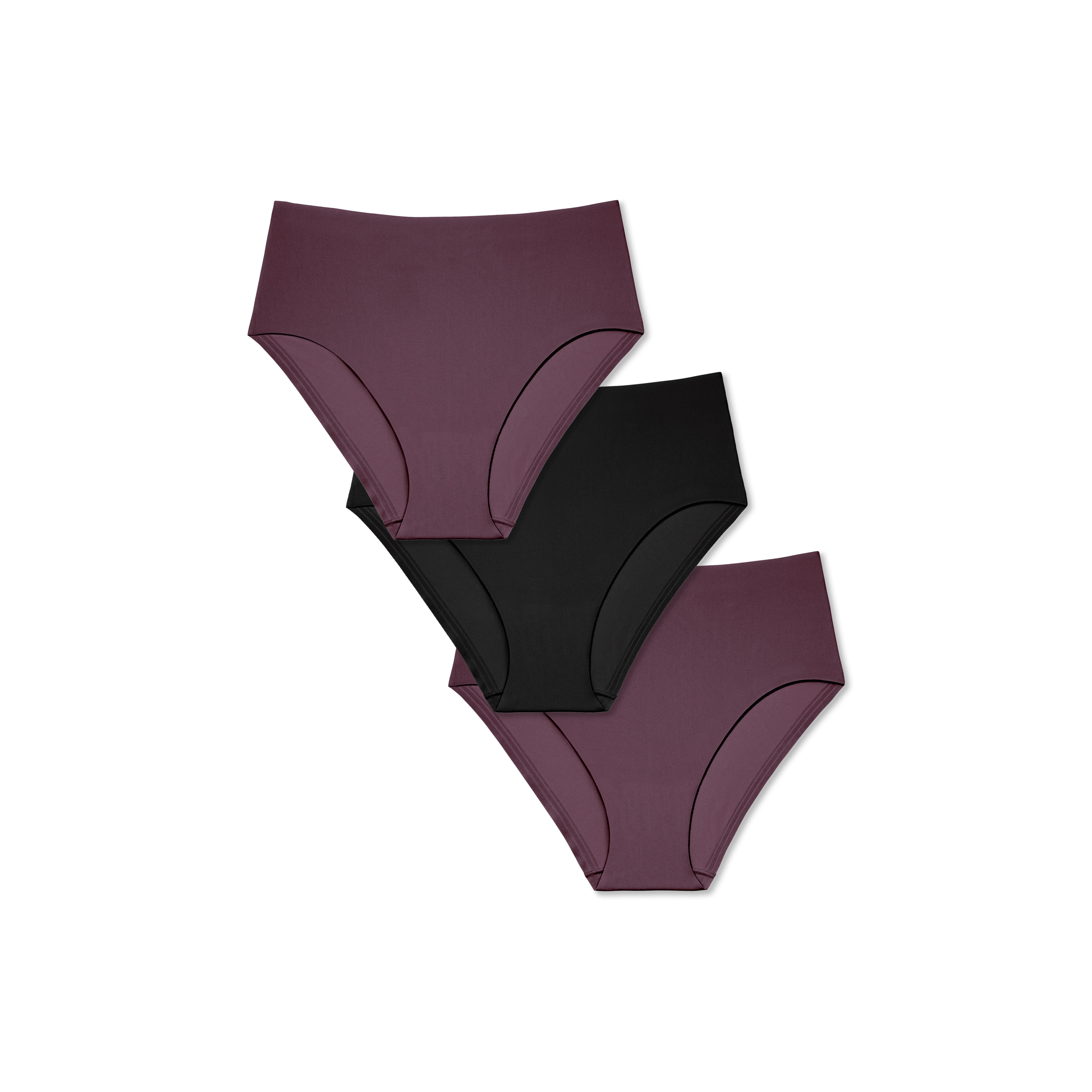 Women's No Show Seamless Hipster Underwear 3-Pack - Dark Spice Mix - 2X - Cotton Blend - Bombas | Bombas