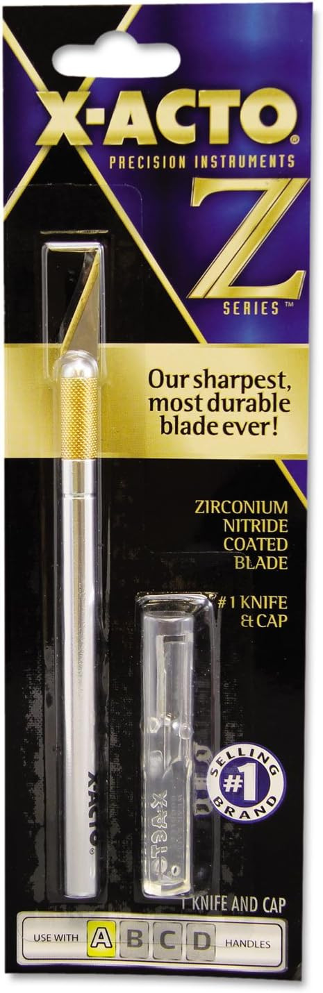 X-Acto Precision Utility Knife Metal Silver 9.0 inches Aluminum Handle Z-Series #1 Includes Safet... | Amazon (US)