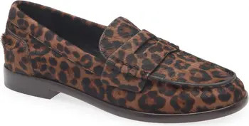 Carter Genuine Calf Hair Penny Loafer (Women) | Nordstrom