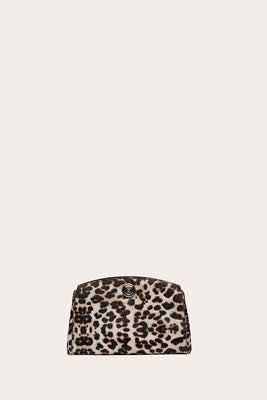 Pushlock Clutch Snow Leopard | LITTLE LIFFNER