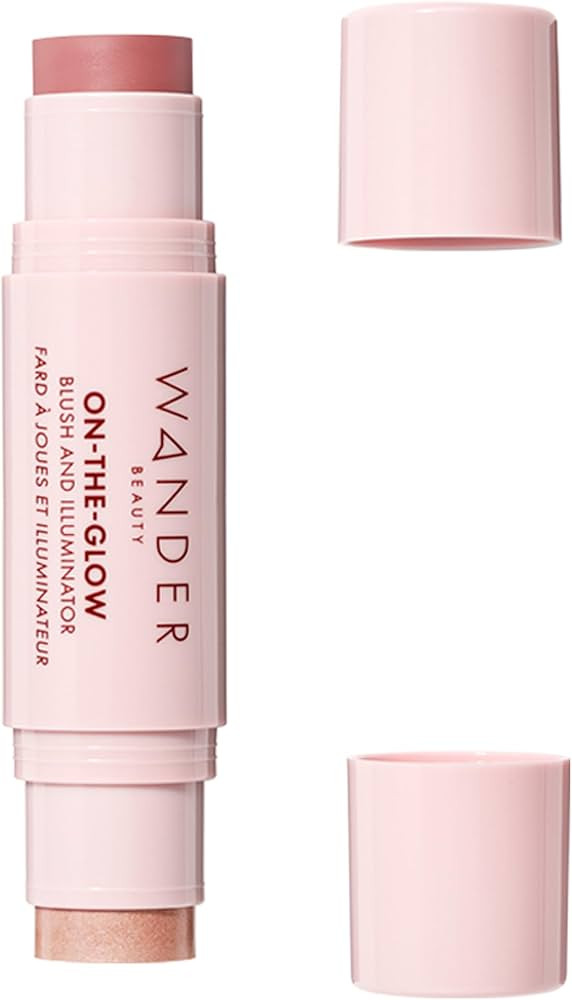 Wander Beauty On-the-Glow Blush and Illuminator - Bare/Nude Glow - 7-in-1 Hydrating Cream Blush &... | Amazon (US)