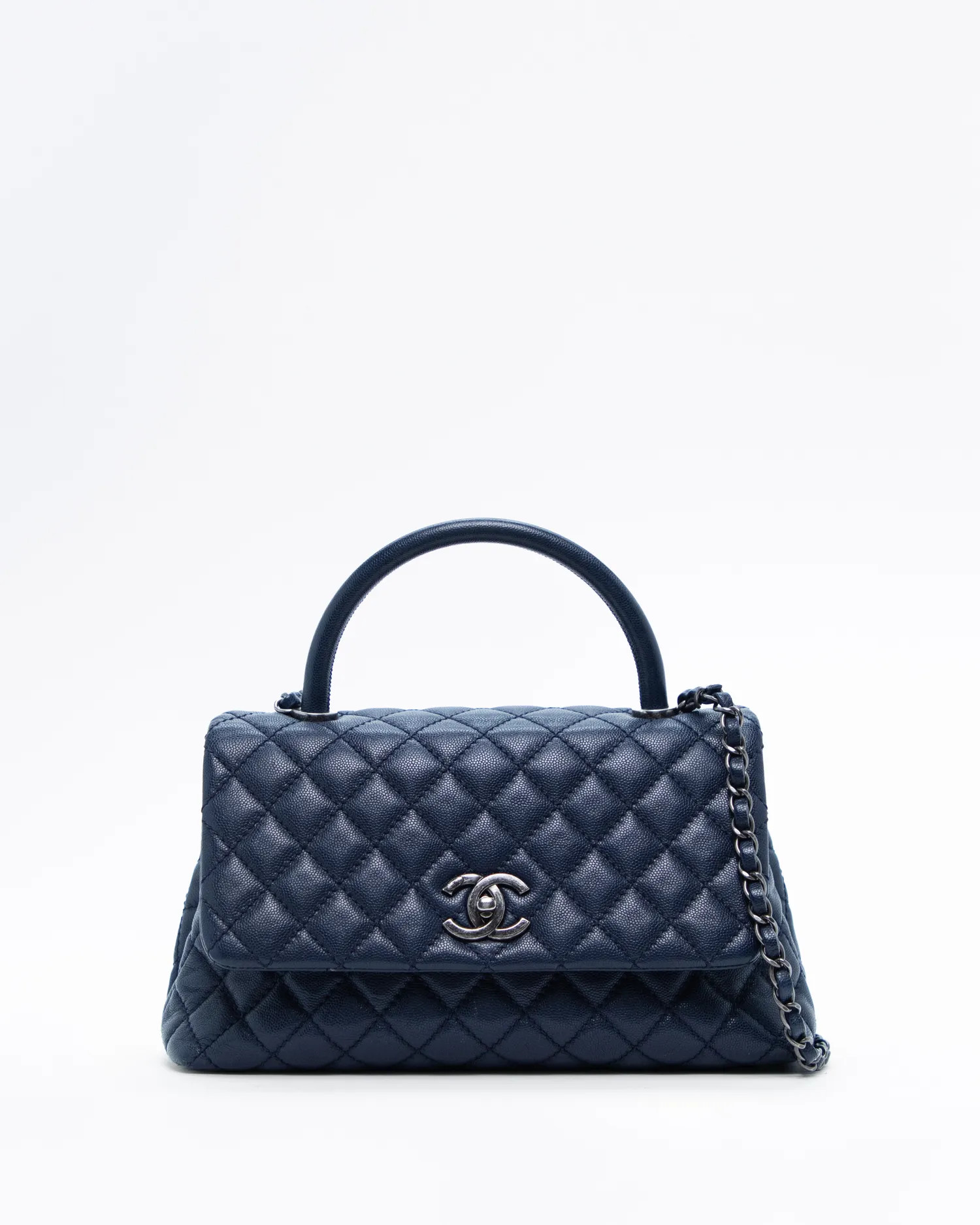 Caviar Small Coco Handle Bag | Vivrelle