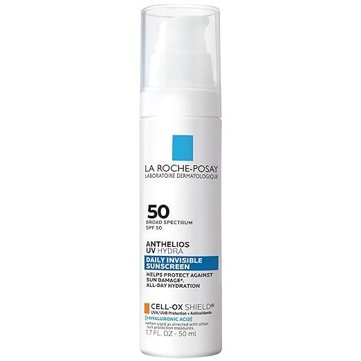 La Roche Posay Anthelios UV Hydra Sunscreen SPF 50 | Daily Hydrating Sunscreen for Face with Hyal... | Amazon (US)