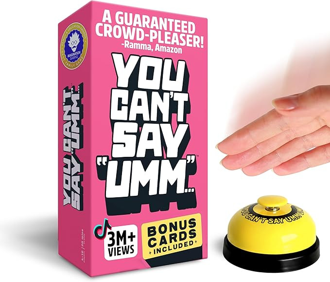 Big Potato You Can't Say UMM: A Party Game for Family and Adults, Fast-Paced Family Word Game, Mu... | Amazon (US)