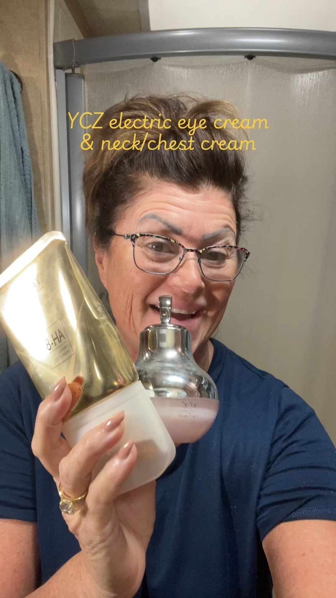 YCZ Electric Massage Pro-Xylane eye, cream, and firm lift neck cream @YCZ

#LTKmorningroutine #LTKselfcare #LTKOver40