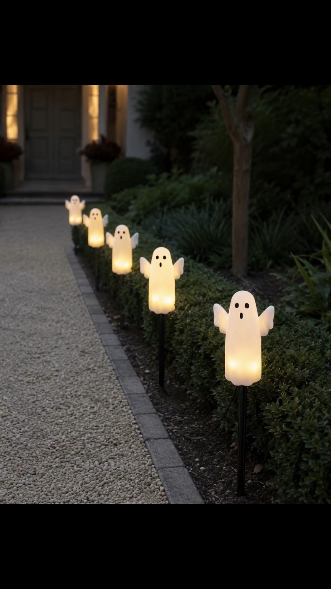 I love how nostalgic these are nostalgic, Halloween pathway lights, ghost pathway lights, spooky but cute

#LTKHome #LTKSaleAlert