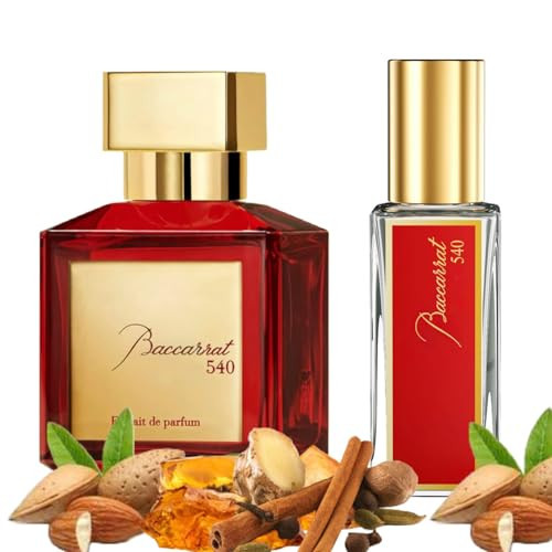Maison Francis Kurkdjian Baccarat Rouge 540 Type, Extrait de Parfum Inspired Rollerball Perfume Oil, Long Lasting Scent, 10 ml | Amazon (US)