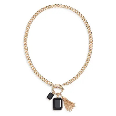 Lauren Ralph Lauren Erinite Charm Toggle Necklace in Green at Nordstrom | Nordstrom