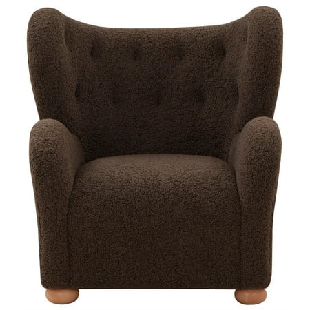 Safavieh Galloway Wood Accent Chair in Brown / Natural | Walmart (US)