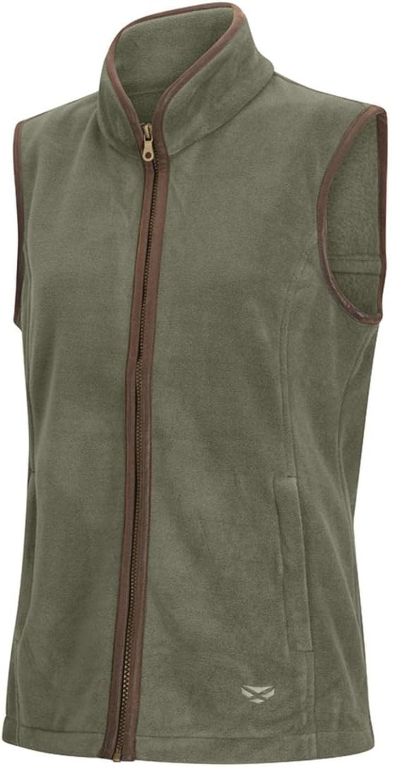 Hoggs of Fife - Stenton Fleece Womens Gilet - Windproof, breathable and insulated with faux nubuc... | Amazon (UK)
