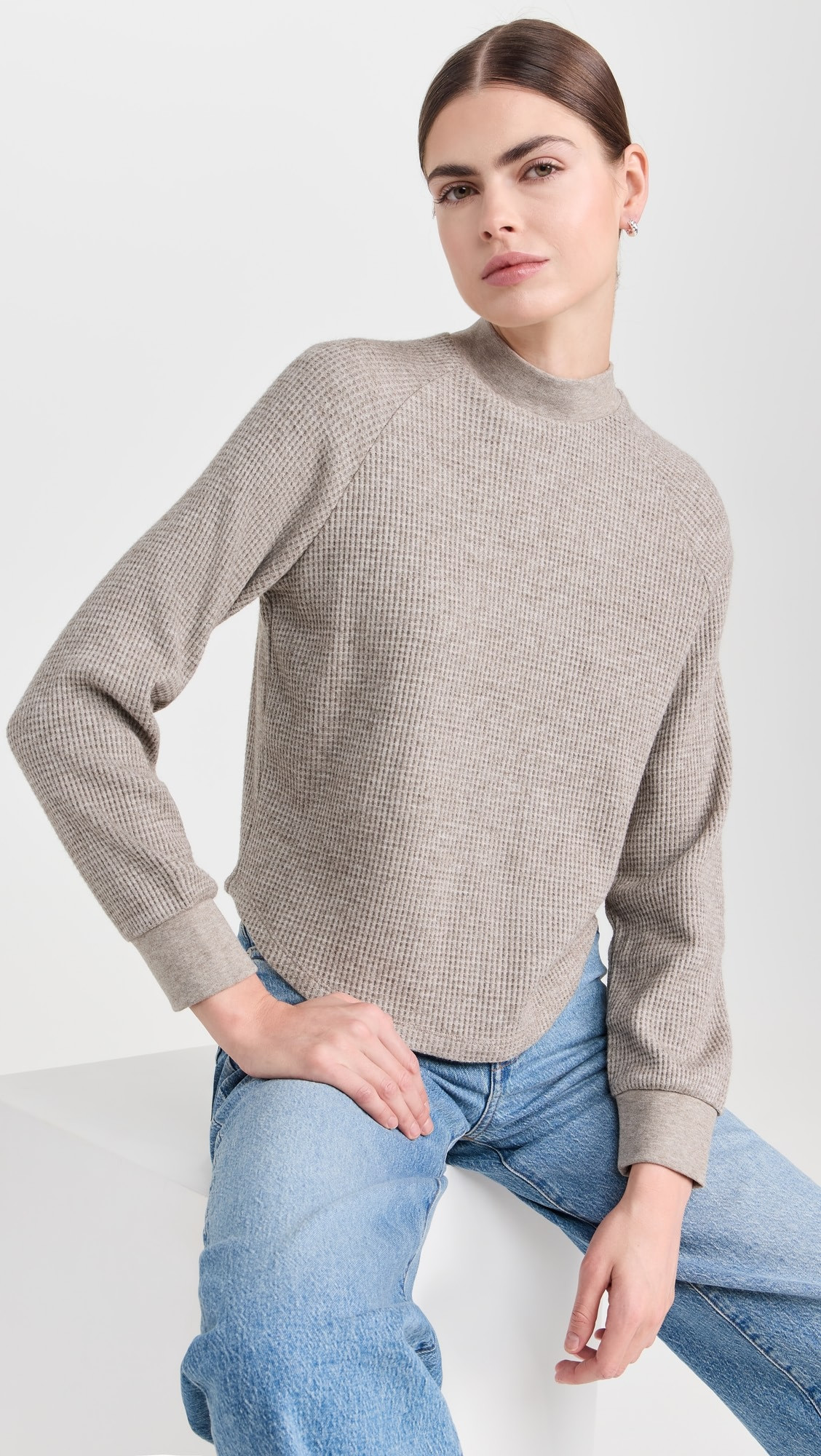 Raglan Waffle Tee | Shopbop